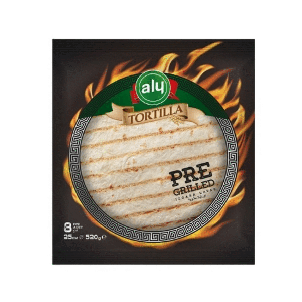 ALY PRE GRILLED TORTILLA 25cm (8x12)520g