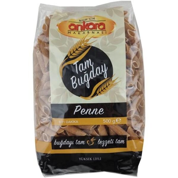 Pasta Wholemeal Penne (Kalem) 500gX20pcs