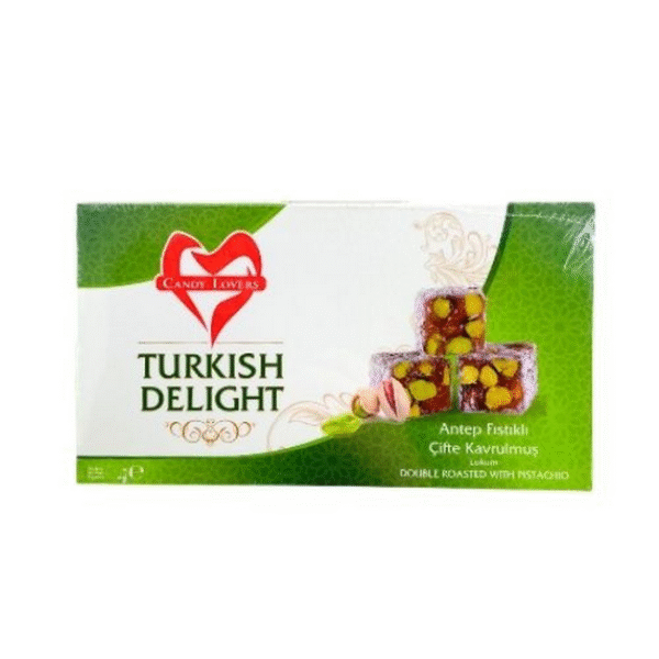 TURKISH DELIGHT W PISTACHIO 200gx12