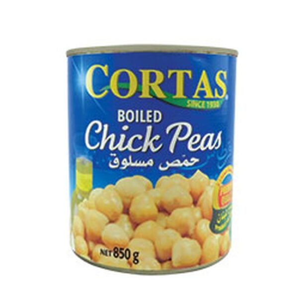 CORTAS CHICKPEAS BOILED 850g x12