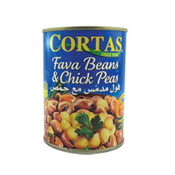 CORTAS CHICKPEAS&FAVA 400grx24p