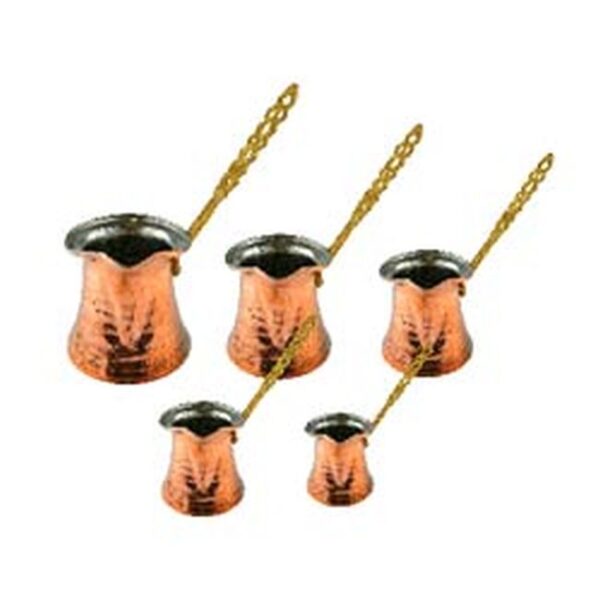 CezveCopper Set 5pcs (150ml-250ml-300ml)