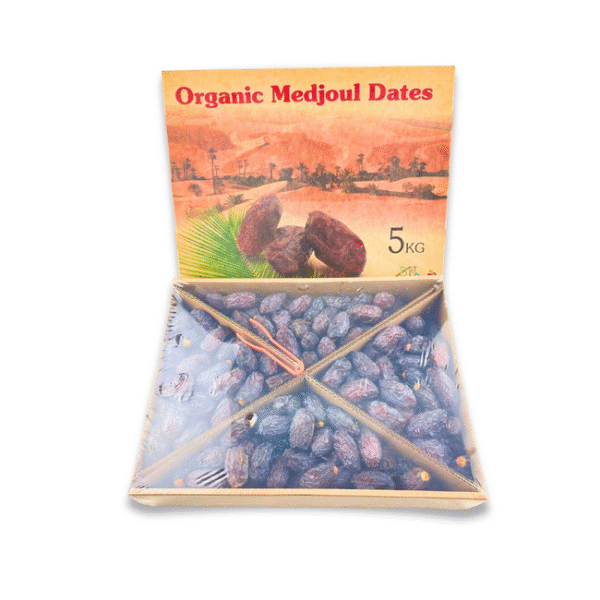 DATES ORGANIC LARGE MEDJOOL 5KG