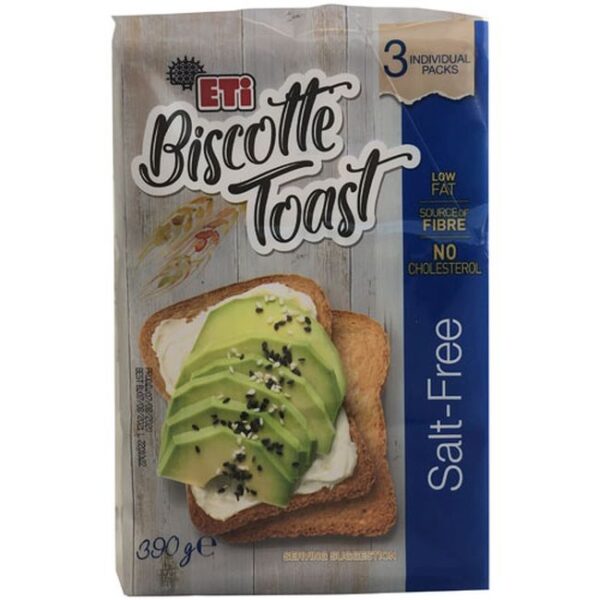 BISCOTTE NO SALT 390g X 12