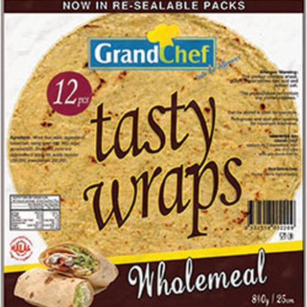 Tortilla  W.meal Wrap 25cm-840gX12p