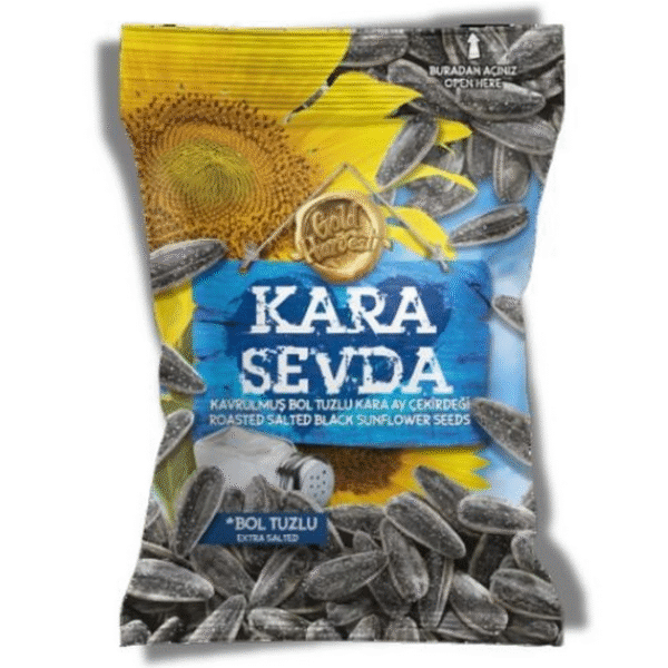 E.Salted Black Sunflower Seeds 250grx14