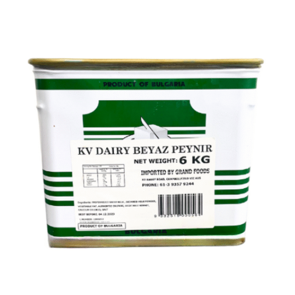 BALKAN WHITE SHEEP  CHEESE 6KG TIN