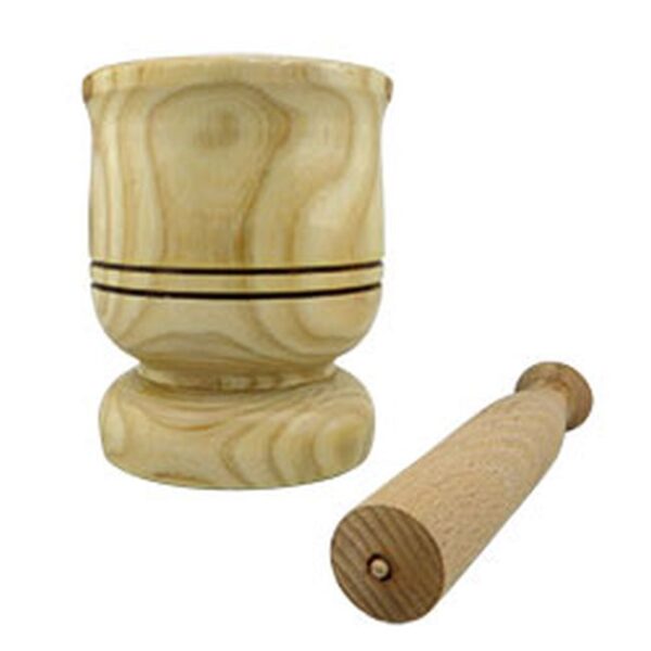 Mortar and Pestle Wood Medium