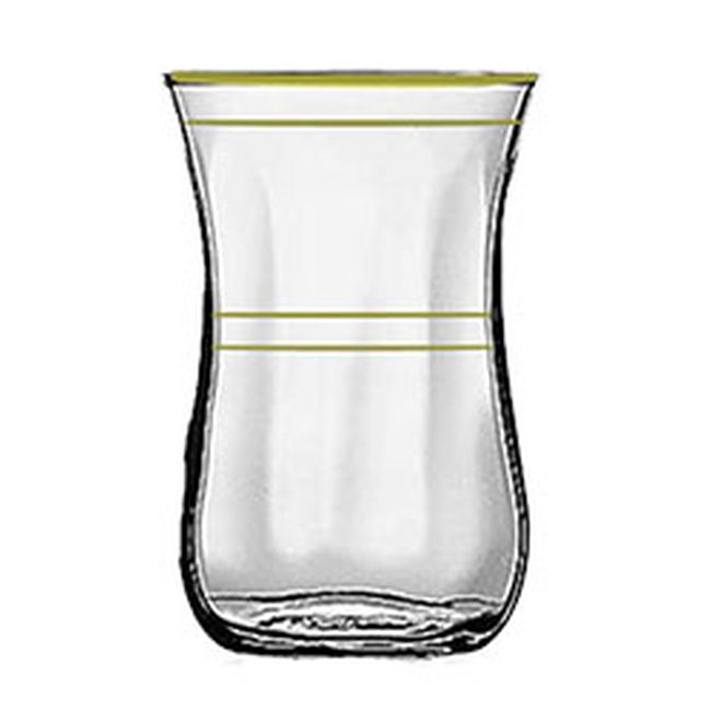 P.BAH003 Glass Tea OpticGOLD 42021(12pc)x6pk=72pc - Image 1