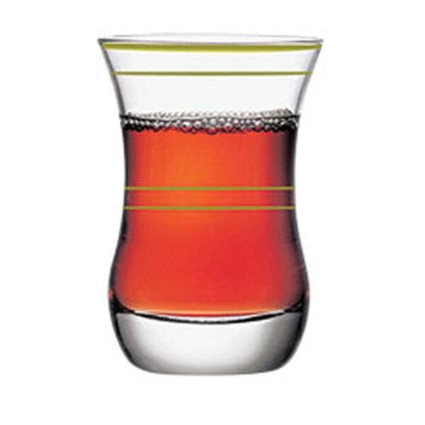Glass Tea Ajda GOLD-62511-(6pc)x12pk