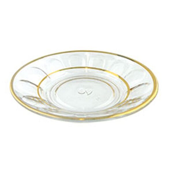 Plate Tea Optic Gold(54411)6pcs X12