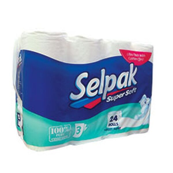 Selpak Toilet Paper3ply 24x3pc