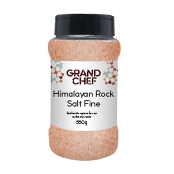 Himalayan Rock Salt Fine 550 Gr X 9