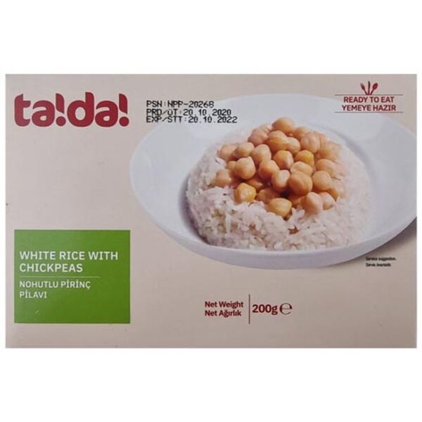 White Rice w Chickpeas Alutray 200gX28p