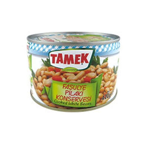 TAMEK COOKED WHITE BEANS PILAKI 400gX12