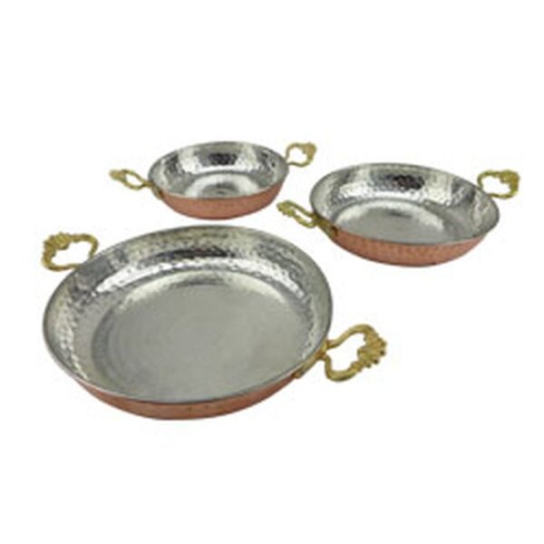Copper Pan 3pc Set (18cm,16cm,14cm)