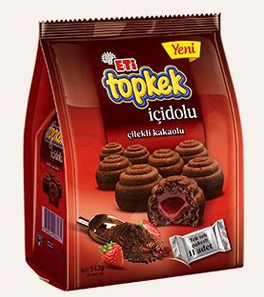 TOPKEK COCOA CAKE W STRAWBERRY 130gX10